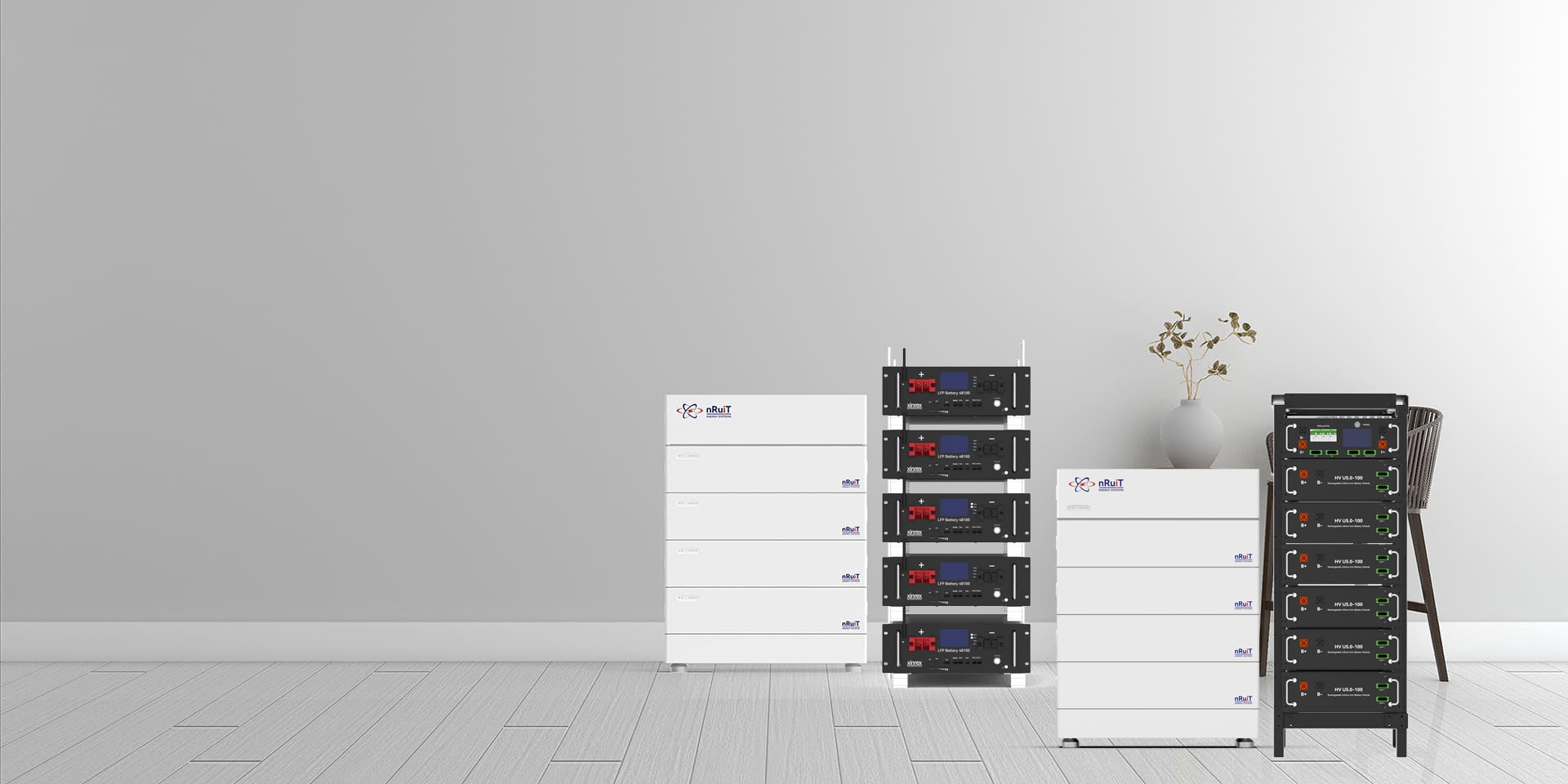 High voltage stacked household energy storage system